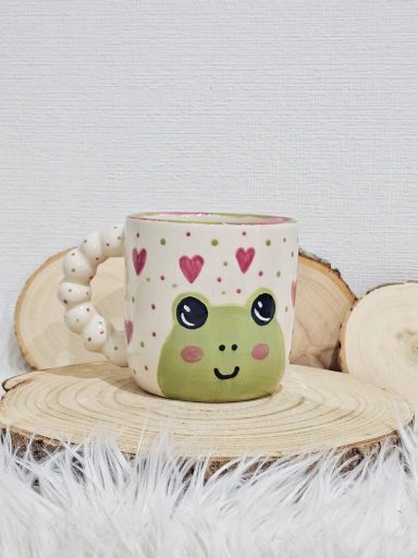 Tasse Perlenhenkel