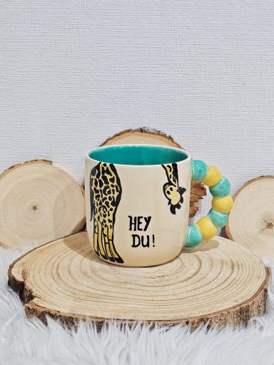 Tasse Perlenhenkel