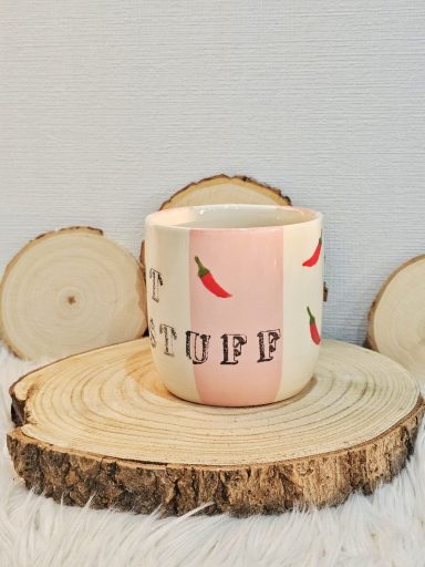 Tasse Perlenhenkel